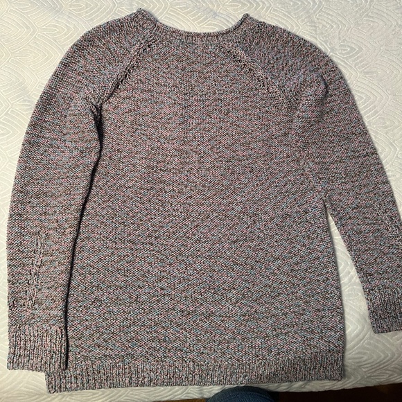 TALBOTS SHAKER STYLE SPECKLED COLOR SWEATER - Picture 1 of 4